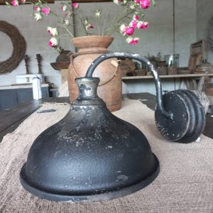 Zwarte/brons muurlamp ( 5lmp296 )