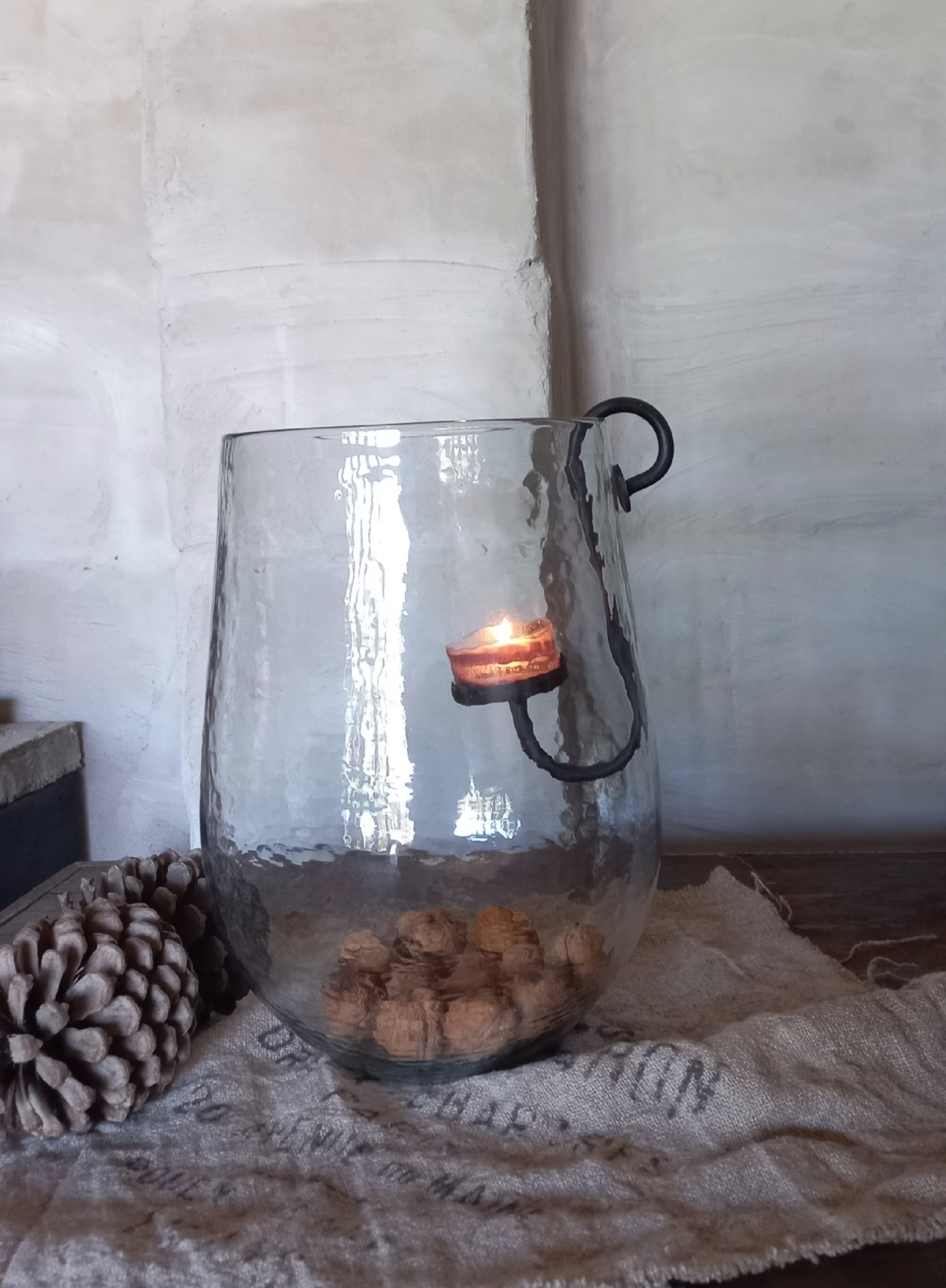 Windlicht incl. waxinelichthouder - Afbeelding 2