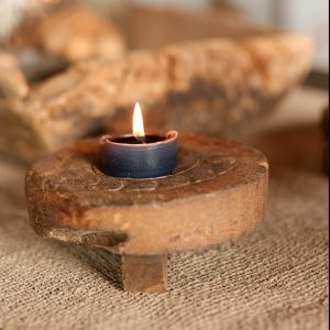 Klein plateau voor waxinelichtje