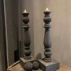 Stoere Baluster Kandelaar – Sfeermaker in Drie Maten