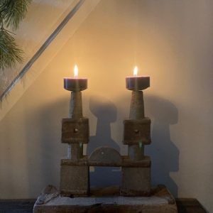 Houten Kaarsenstandaard klein