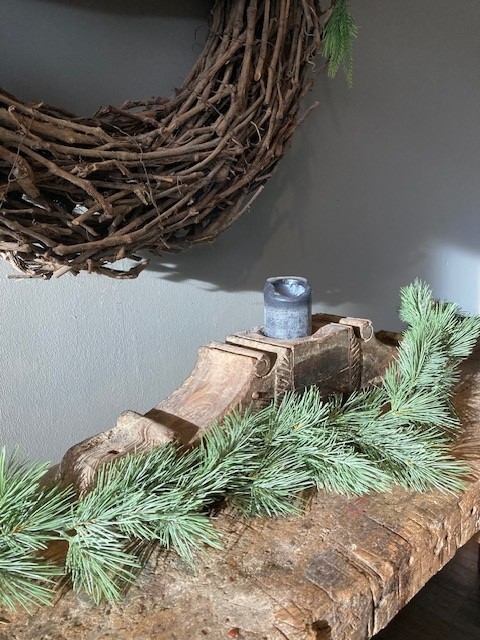 Super mooie kunst guirlande natuurlijk groen