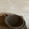 Houten schaal met handvat