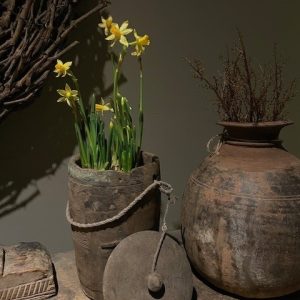 Hoge pot met deksel - A-