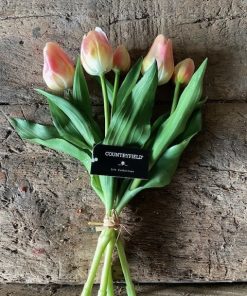 Alternative view of Tulpen kunst wit-geel/roze