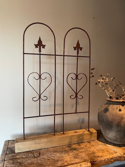 IJzeren raamscherm XXL ( roest )