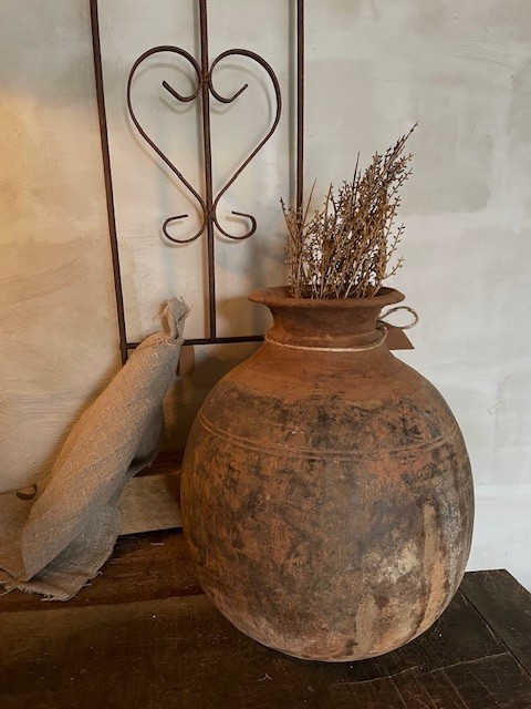 Bolle houten kruik -X-