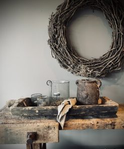 Alternative view of Houten Trog  - XL - donker