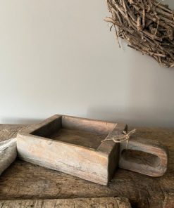 Alternative view of Houten schaal/bakje met handvat