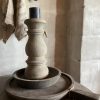 Stoere robuuste kandelaar 35 cm