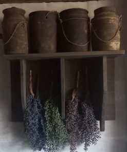 Alternative view of Kunst Dadeltak bes zwart/blauw 60 cm