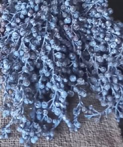 Kunst Dadeltak bes zwart/blauw 60 cm - Afbeelding 4