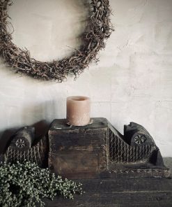 Uniek Houten Ornament Kandelaar Luksa (nr.2) - Afbeelding 3