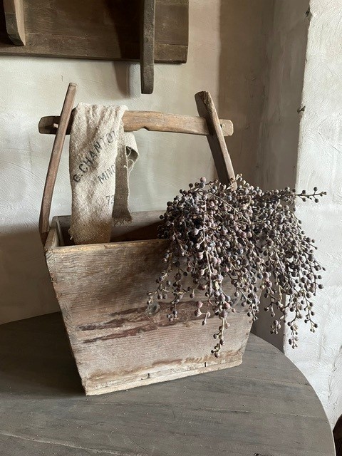 Houten rijstmand