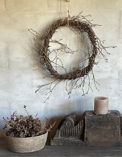 Kunst krans 40 cm - Afbeelding 2