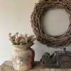 Boeket kunstbloemen, pompon mila zacht roze, lgt. 56 cm