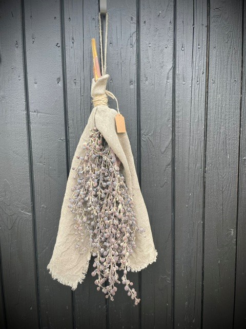 Toef kunst Dadeltak bes Bruin 60 cm - S - met linnen doek