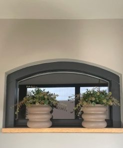 Taupe potje met kunst groen SET - Afbeelding 4