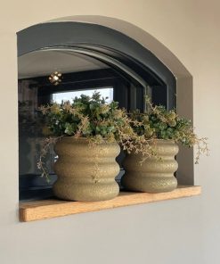 Alternative view of Brons/goud potje met kunst groen SET