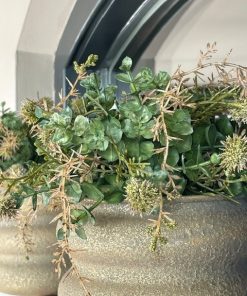 Brons/goud potje met kunst groen SET - Afbeelding 4